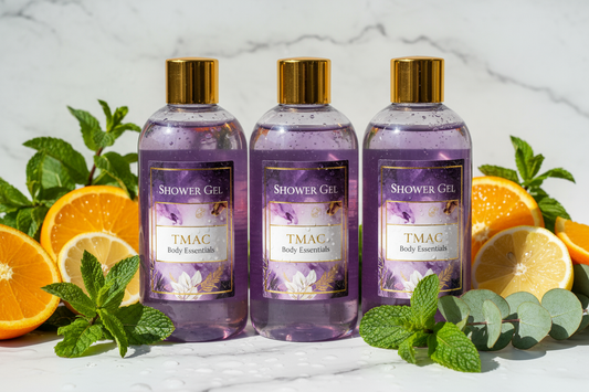 make the tops gold and the bottles purple and gold